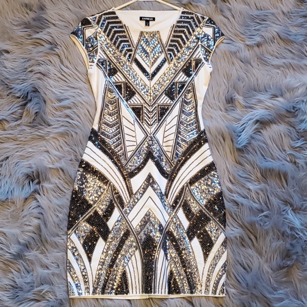 Express Sequin Dress - image 1